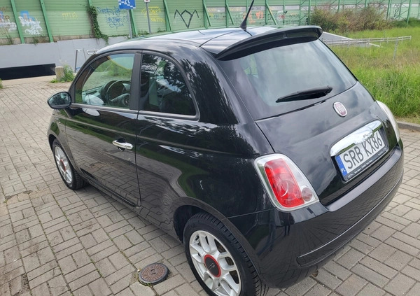 Fiat 500 cena 23900 przebieg: 114000, rok produkcji 2008 z Syców małe 92